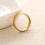 Charm Gold-Color Ring For Men Women Wedding Bands Rings For Lovers' Gift Couple Ring
