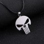 Fashion 2018 New Skull Punk Necklace Pendant Star Stainless Steel Pendant Chains For Men Women Body Unisex Statement Jewelry