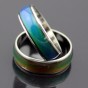 Hot Sale Creative Color Changeable Ring Temperature Emotion Feeling Mood Rings for Women Men Fashion Jewelry