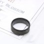 6mm Wide Ring Men Charming High Quality 3 Colors Black Gold Silver Color Stainless Steel Male Rings Fashion Jewelry Accessories