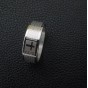 Rings for Women & Men Stainless Steel Bible Lord's Prayer silver Cross Ring wedding jewelry Rings
