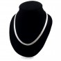 6mm(16inch-24inch) Silver Snake necklace Lobster Clasp Necklace silver snake Chain for women men