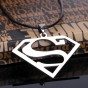 Vintage Stainless Steel Steampunk Man Letter S Necklaces Pendants for Women with Chain Maxi Overwatch Statement Necklace Gift