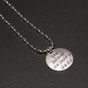 Fashion Letter She Believed She Could So She Did Round Ball Chain Pendant  Necklace Women Men Jewelry Best Friends Necklace
