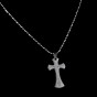 Vintage Cross Necklace & Pendant Christian Jewelry Stainless Steel Silver Color Chain Choker Necklace Men a Christmas Gift