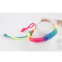 Rainbow Handmade string Bracelets Rope Friendship Night club Favorite Woven Bracelet For Women Men