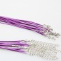 6pcs/lot Choker Necklace Wax Rope Chain DIY Necklace Jewelry Chain Necklace Fashion Jewelry Accessories For Women Man