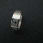 Silver rings for men women Stainless Steel Bible Lord's Prayer Cross Rings Punk fashion Men gift Jewelry rings