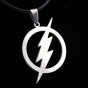 Thunder Lightning Choker Necklace Leather Charm Women Men 's Chain Flash Necklaces&pendants Stainless Steel Jewelry Gift