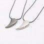 New Fashion Brave Men's Necklace Stainless Steel Wolf Tooth Personality Male Necklace Animal Pendant Necklaces Punk Jewelry Gift