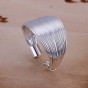 $0.99 Fashion Women Jewelry Silver Ring Multi Line Silver Jewelry Ring for Women Men Fine Gift Finger Rings de prata feminina