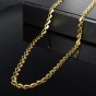 Modyle Gold-Color Stainless Steel Heart Necklace Men Jewelry Wholesale Free Shipping New Trendy Chunky Snake Chain Necklace