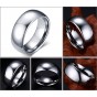 2018 New Fashion High Quality Tungsten Steel Men Ring High Polished Wedding Tungsten Ring Jewelry