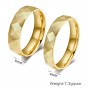 Fashion Couple Rings Korean Couple Wedding Rings Jewelry Gold Rings for Men and Women