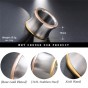 Modyle Unique Design 15mm Big Stainless Steel Rings For Men Women Party Finger Jewelry