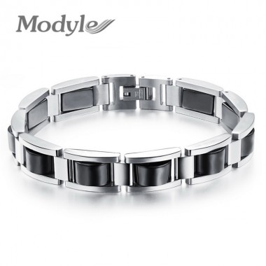 2018 Fashioin Man Health-Care Hematite Bracelets Fashion Trendy Black Stainless Steel Men Jewelry Wholesale Price