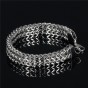Modyle Man's Bicycle Bracelets Casual Stainless Steel Double Layer Motorcycle 12mm Width 23.5cm Long Sports Men Jewelry