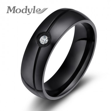 Modyle 2018 New Fashion Men and Women Wedding Rings Stainless Steel Ring Jewelry Wholesale