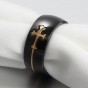 Modyle 2018 New Fashion Cross Rings,Fashion Jewelry Engagement Wedding Gift Rings Eternity 316L Stainless Steel Ring Final Sale