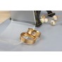 Korea Personalized Jewelry Fashion Jewelry Couple Rings Zircon Ring for Women and Men Titanium Steel Ring