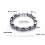 Modyle 2018 New Bike Bicycle Motorcycle Chain Bracelet 316L Stainless Steel Silicone Bracelet Men Jewelry