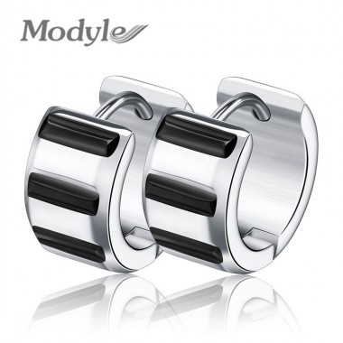 Modyle Stainless Steel Small Hoop Earrings Female Jewelry Round Hoop Women or Men Punk Rock Earrings