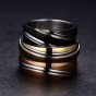 2018 New Fashion Stainless Steel Wedding Brand Engagement Ring Men Women Accessories