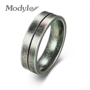 Modyle New US Size 7-12 Punk Rock Stainless Steel Mens Biker Rings Vintage Gothic Jewelry Silver Color Ring Men