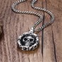 Modyle 2018 New Rock Punk Stainless Steel Male Skull Necklace Men Jewelry Necklaces & Pendants