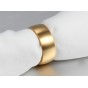 Modyle New Fashion Men Ring Gold-Color Stainless Steel Man Ring Wedding Engagement Jewelry Brush Finish Design