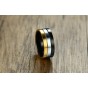 Modyle High Polished Tri-color Men Rings Stainless Steel 8MM Color Wedding Ring For Men Women Dropshipping