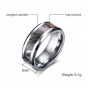 Modyle 2018 New Fashion Cool Men Tungsten Camouflage Rings for Men