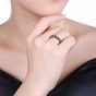 Modyle 2018 Fashion Trend Classic Punk Simple Ring for Men Women Wedding Party Red Green Round Cubic Zircon Engagement Rings