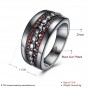 Modyle 2018 New Hot Sell Romantic Men Ring Fine Fashion Multi Color Stone Silver Jewelry Rings For Party Gift Finger Rings