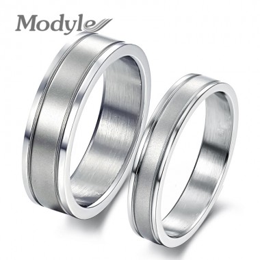 2018 New Fashion Jewelry Mens and Women Rings Stainless Steel Fahion Jewelry Trendy Wedding Rings Wholesale