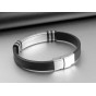 High Quality Men Bracelet Stainless Steel & Silicone Bracelet Men Jewelry Accessories Silicone Bracelet
