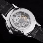 2018 New OBLVLO Brand Fashion Watches Skeleton Automatic Watches Steel Genuine Leather Strap Mens Wrist Watches OBL8238