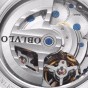 OBLVLO Luxury Open Work Design Mens Watches Skeleton Dial Calfskin Strap Steel Watch Automatic Movement Waterproof OBL3603