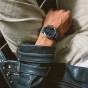 New AGELCOER Silver Bezel Back Leather Band Wrist Watch Mens Watches Brand Designers Quartz Watches 50m Waterproof