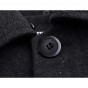 Free shipping Fashion Design Fur Collar Coat Men Winter Casual Brand Mens Slim Wool Blends Thicken Trench Jacket Men Coat 85hfx