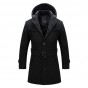 Size S~4XL 2017 Fashion Brand Winter Mens Jackets Coats Mens Winter Clothes Long Men Wool Coat High Quality Trench Coat DL 115