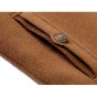 Free shipping 2017 high quality winter mens single button big fur collar wool blends jackets warm fleece coats 238hfx