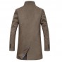Free shipping 2017 New Arrival Brand Winter Overcoat  Wool Blends Long Jacket Men sobretudo masculino  Coat 155hfx