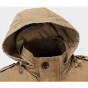 Afs Jeep Mens Spring Jacket 2018 Casual Jacket Men Hooded Collar Loose Multi-pockets homme Hat Detachable Coat 148zr
