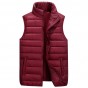 Men's Down Vests Winter Jackets Waistcoat Men Fashion Sleeveless Solid Zipper Coat Overcoat Warm Down Vests Size S-3XL xia75wy