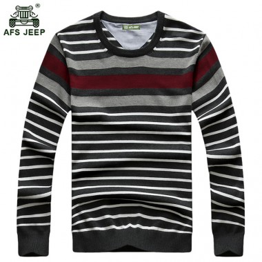 Original AFS jeep Sweater 2018 The New Fall Winter Men Sweater Pullover Men Stripe Men's Casual Slim Sweater  h99