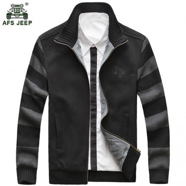 2018free shipping AFS JEEP brand men spring and autumn outwear sweaters zipper style cardigans men 120zr