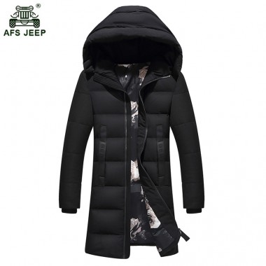 2018 Thick Winter Down Jacket Men Warm New Fashion Brand Clothing Top Quality Long Male 90% White Duck Down Coat xia245wy