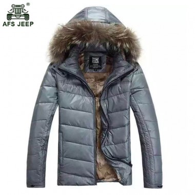 Free shipping 2018 New Winter Jacket Men Warm Cotton-padded jacket hooded Casual Parka Men padded Jacket with fur collar M-2XL