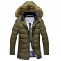 Free shipping Men's Clothing Jackets long thick  jacket Hooded winter men parka Thicken Duck Jacket  140hfx